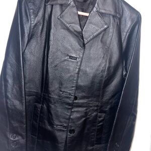 Classic Black Leather Jacket